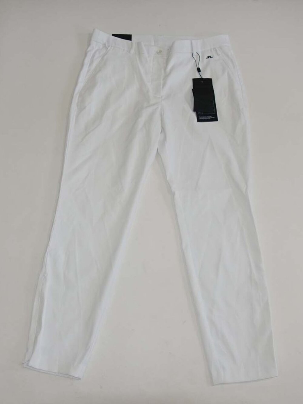 J. Lindberg Women's Pia Ankle Golf Pants Size 31 NWT White Mid Rise Stretch